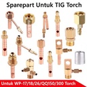 Sparepart Konektor utk WP-17 WP-18 WP-26 QQ150 QQ300 TIG Welding Torch