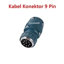 9 Pin Male Konektor Connector Socket 9pin utk Mig Mesin Las Wirefeeder