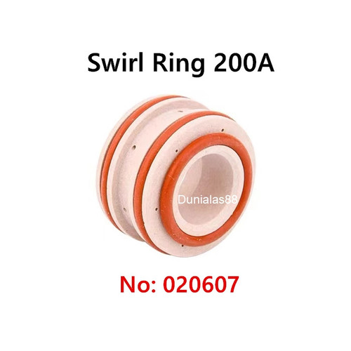 Plasma Cutting Swirl Ring P/n 020607 Shield Cap 020424 Max Pro 200A