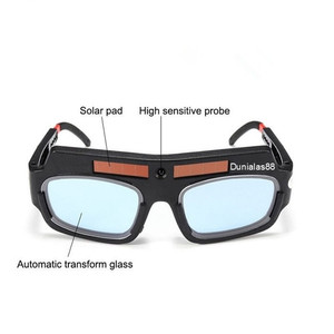 Kacamata Las Otomatis Gelap Auto Darkening Soldering Goggle Kaca Mata