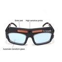 Kacamata Las Otomatis Gelap Auto Darkening Soldering Goggle Kaca Mata