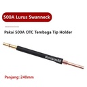 Lurus Swan Neck Panasonic 350A OTC 500A Swanneck CO2 P350 P500 Torch