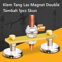 Klem Tang Las Magnet Double utk Kabel Masa Mesin Travo Las Listrik