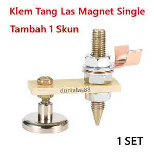 Klem Tang Las Magnet Single utk Kabel Massa Mesin Travo Las Listrik