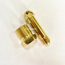 Neple selang tabung Regulator Oksigen Nepple Oxygen Drat 1/4" Inch