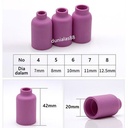 WP17 WP18 WP26 Gas Lens Keramik Collet Body Insulator 54N01 WP Torch