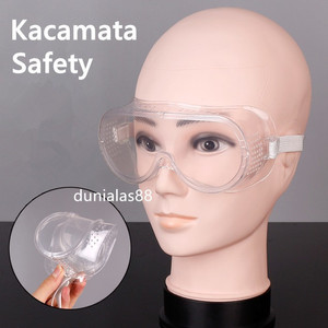 Kacamata Google Satety Goggles Glass Pelindung Mata Bening Kaca Mata
