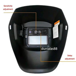 Lensa Kaca Kacamata Helm Las Otomatis Gelap Tenaga Surya Solar Auto