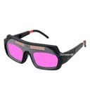 Kacamata Las Otomatis Gelap Auto Darkening Soldering Goggle Kaca Mata