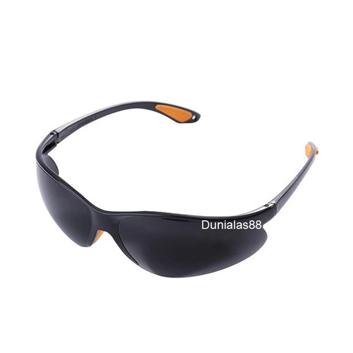 Kacamata Las Kaca Mata Safety Glasses APD Gerinda Bening Clear Hitam
