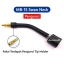 MB15 MIG Torch Sparepart Terdapat Pengunci Nozzle Kontak tip holder