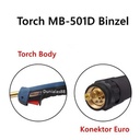 Stang Torch MB501D European style Binzel MIG CO2 501D Euro 3M 4M 5M