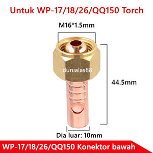 Sparepart Konektor utk WP-17 WP-18 WP-26 QQ150 QQ300 TIG Welding Torch