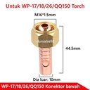 Sparepart Konektor utk WP-17 WP-18 WP-26 QQ150 QQ300 TIG Welding Torch