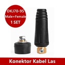 Konektor Kabel Las DKJ 70-95mm Male Female Cable Socket Connector
