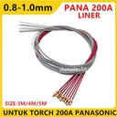 Steel Liner Conduit Liner 0.8-1.0mm 4M Utk Torch P 200A Panasonic co2