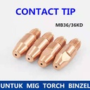 Contact Tip kontak tip M8x30x0.8mm MB36/MB 36KD sparepart las alat CO