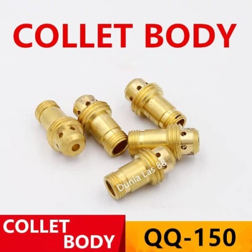 Collet Body QQ 150 Tig Argon Ukuran Alat Las Utk QQ 150 Tig Torch