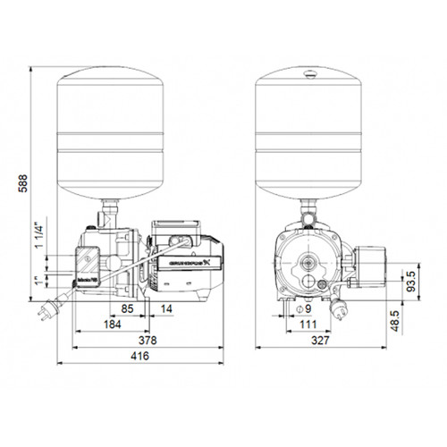 POMPA JETPUMP GRUNDFOS JD BASIC 3 / JPD 4-47