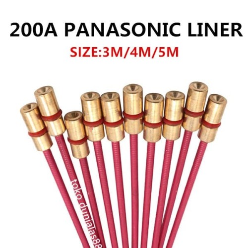 Steel Liner seteng Liner 0.8-1.0mm 5M Utk Torch P200A Panasoni co2 mig