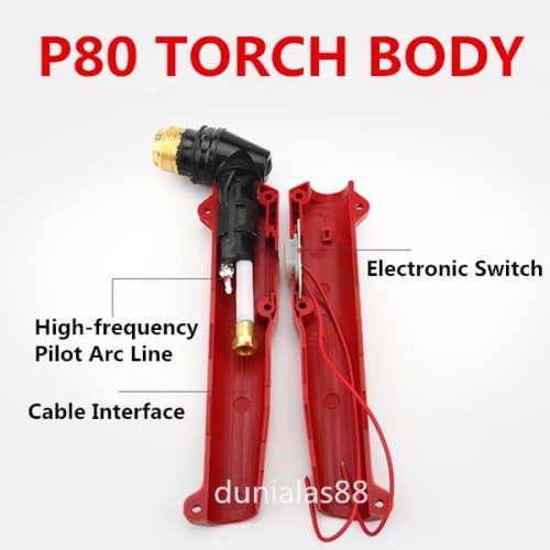 P80 Torch Body Torch Head P-80 Type Square Handle P-80 Cut 80A 100A