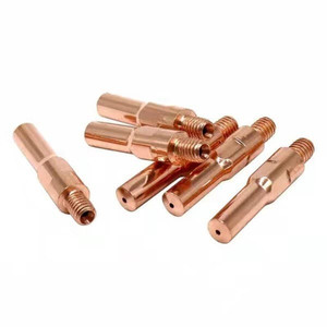 Contact Tip kontak tip M6x40x1.0mm sparepart las alat CO full tembaga