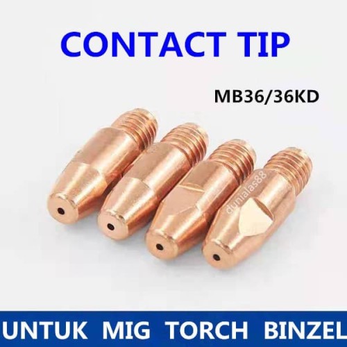 Contact Tip kontak tip M8x30x1.0mm MB36/MB36KD sparepart las alat CO