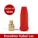 Konektor Kabel Las Male Female DKJ 50-70mm Cable Socket Connector