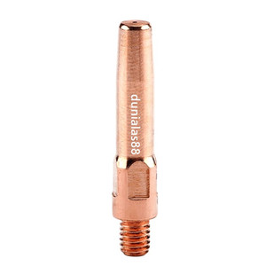 Kontak Tip kontak tip M6x45 x1.0mm sparepart las alat CO full tembaga