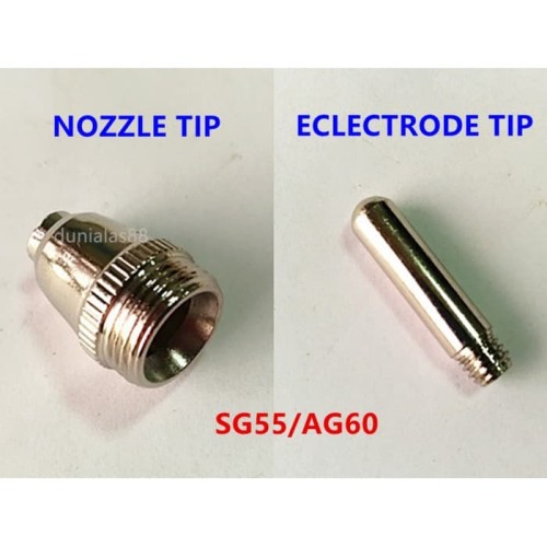 SG 55 Nozzle Tip + Electrode Tip