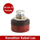 Konektor Kabel Las Male Female DKJ 50-70mm Cable Socket Connector