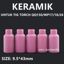 Keramik Gas lens QQ150 9.5*43mm Ceramik Argon TIG Part