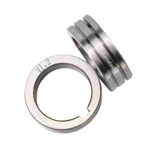 Binzel Wire Feeder Wheel Roller Kecil Ukuran 0.8mm-1.0mm Double Size