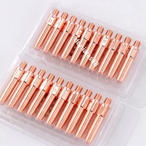 Kontak Tip kontak tip M6x45 x0.8mm sparepart las alat CO full tembaga