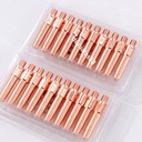 Kontak Tip kontak tip M6x45 x0.8mm sparepart las alat CO full tembaga