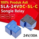 Relay Songle SLA-24VDC-SL-C 24V 24 Volt 30A DC Riley Relay kodok 5 pin