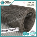 WIRE MESH LUBANG 25MM (304) 1MX1M/ WIREMESH CACING 25MM JAPAN QUALITY