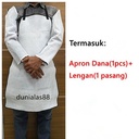 Apron Las Dana dan Lengan Kulit Set Celemek Las Welding Sarung Tangan
