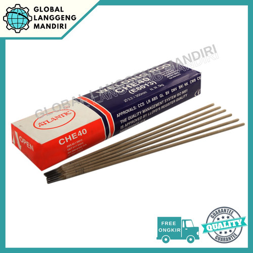 Kawat Las CHE40 4.0MM (20KG) ATLANTIC / KAWAT LAS STIK LISTRIK BESI