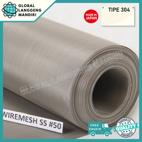WIRE MESH 50 STAINLESS (304) 1MX1.3M / PENYARING MAKANAN STAINLESS #50