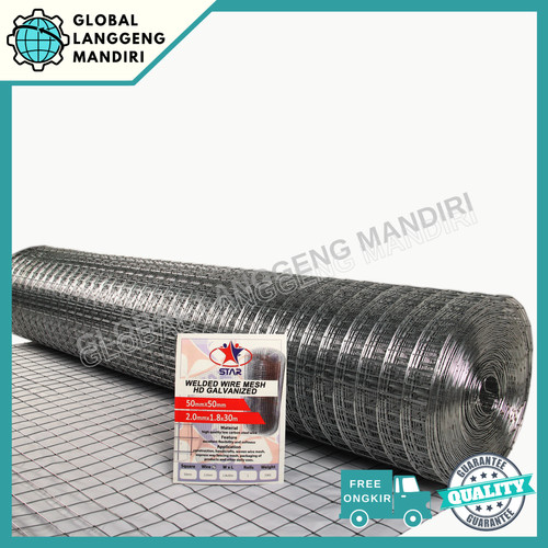 KAWAT RAM GALVANIS 50MMX50MMX2.0MMX1M /GANTUNGAN POT 2"X2"XBWG14X1MX1M