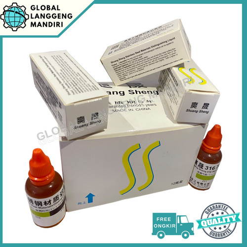 OBAT TES STAINLESS 316 SHUANG SENG / CAIRAN TES STAINLESS 316 304