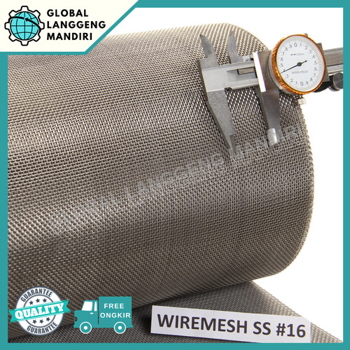KAWAT NYAMUK STAINLESS JENDELA RUMAH / KASA NYAMUK (304) MESH 16 (1M)