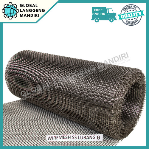 WIRE MESH LUBANG 6 (304) 1MX1M/ WIREMESH CACING 6MM JAPAN QUALITY