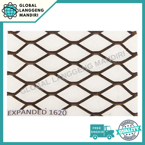 EXPANDED METAL BERBAGAI MACAM UKURAN / EXPANDA BESI 1.2MX2.4METER BAJA
