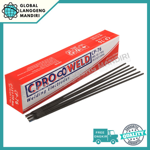 KAWAT LAS BAJA CP-76 2.6MM (5KG) CPROWELD / ELECTRODE BESI CP76 2.6 MM