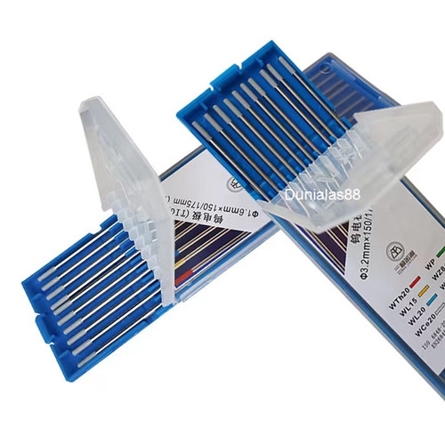 Jarum Las Argon Tungsten Electrode 3.2 mm Abu-Abu Grey Ceriated Besi