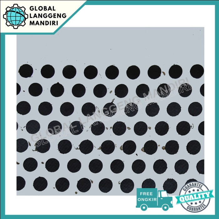 PLAT LUBANG PERFORATED BESI 1MX2M / PLAT LUBANG BESI TEBAL 0.8MM