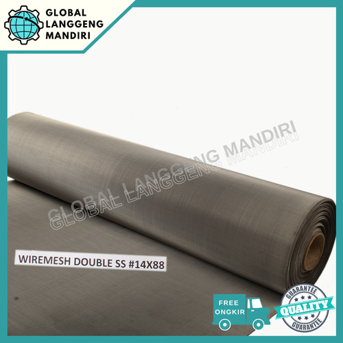 WIRE MESH DOUBLE 14X88 201/304 1MX1M/ WIRE SCREEN DOUBLE JAPAN QUALITY