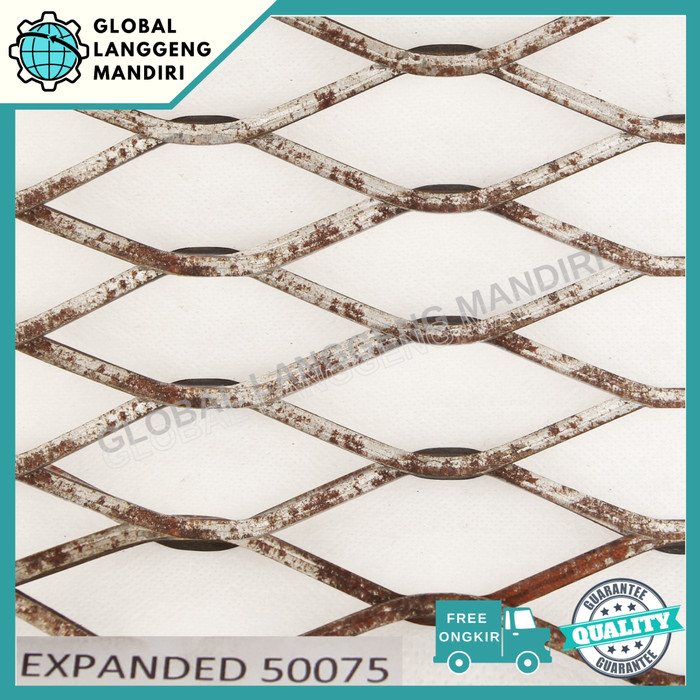 EXPANDED METAL BERBAGAI MACAM UKURAN /EXPANDA 50075 BESI 1.2MX2.4METER